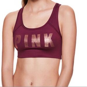 VS PINK bling racerback sport bra size M